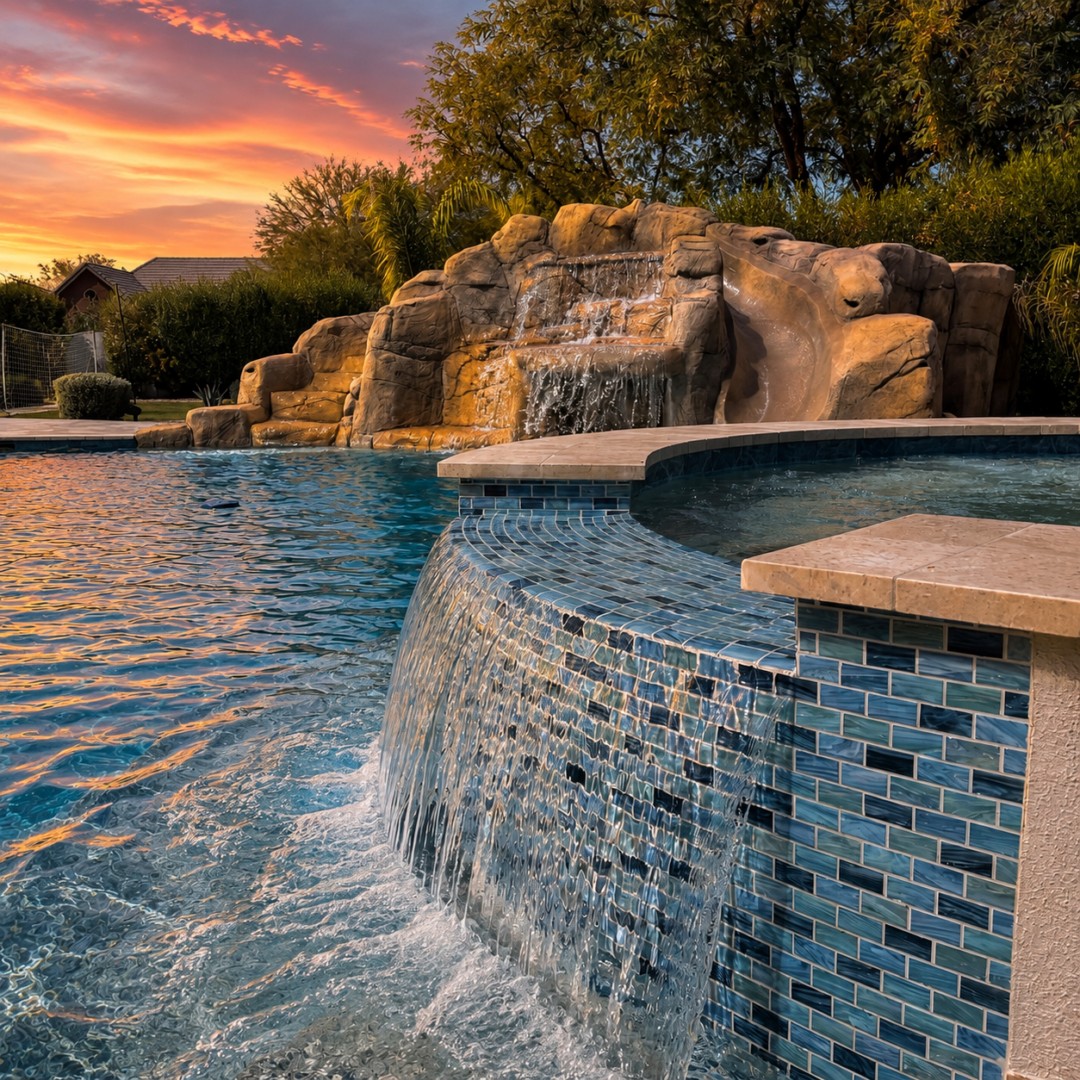 Pool after remodel in Arizona